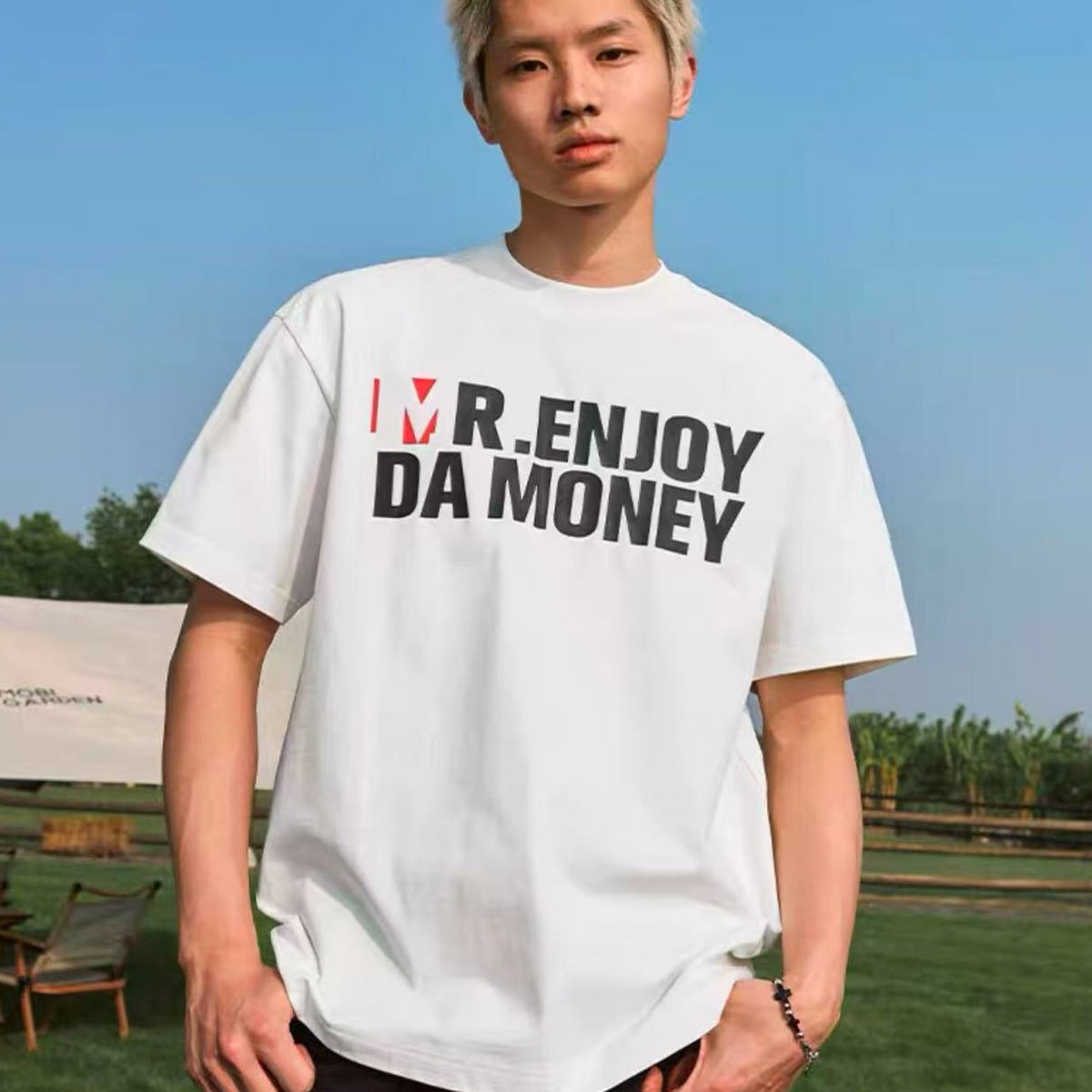 MEDM Film Letter Short-sleeved T-shirt