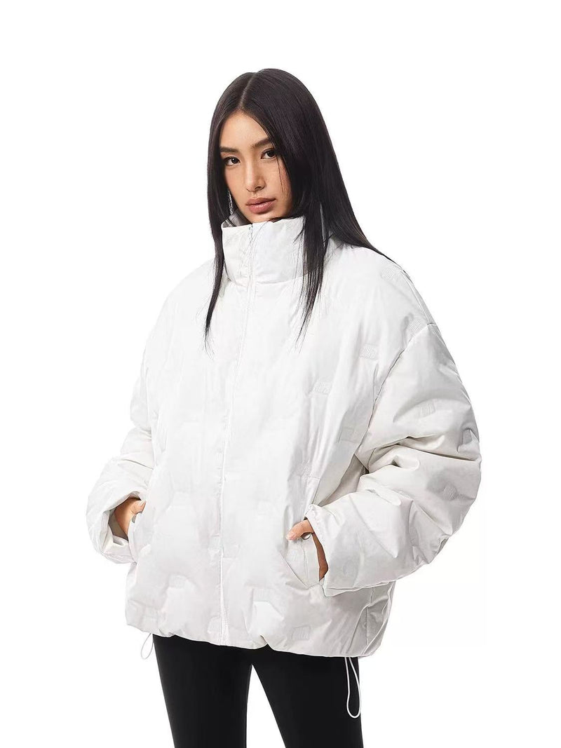 FDR Logo Embossed Down Jacket