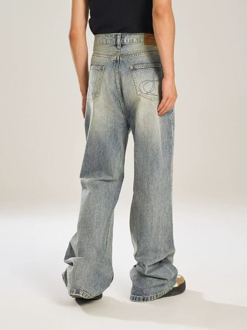 BIPOLAR Mild Light Color Washed Cleanfit Denim Jeans