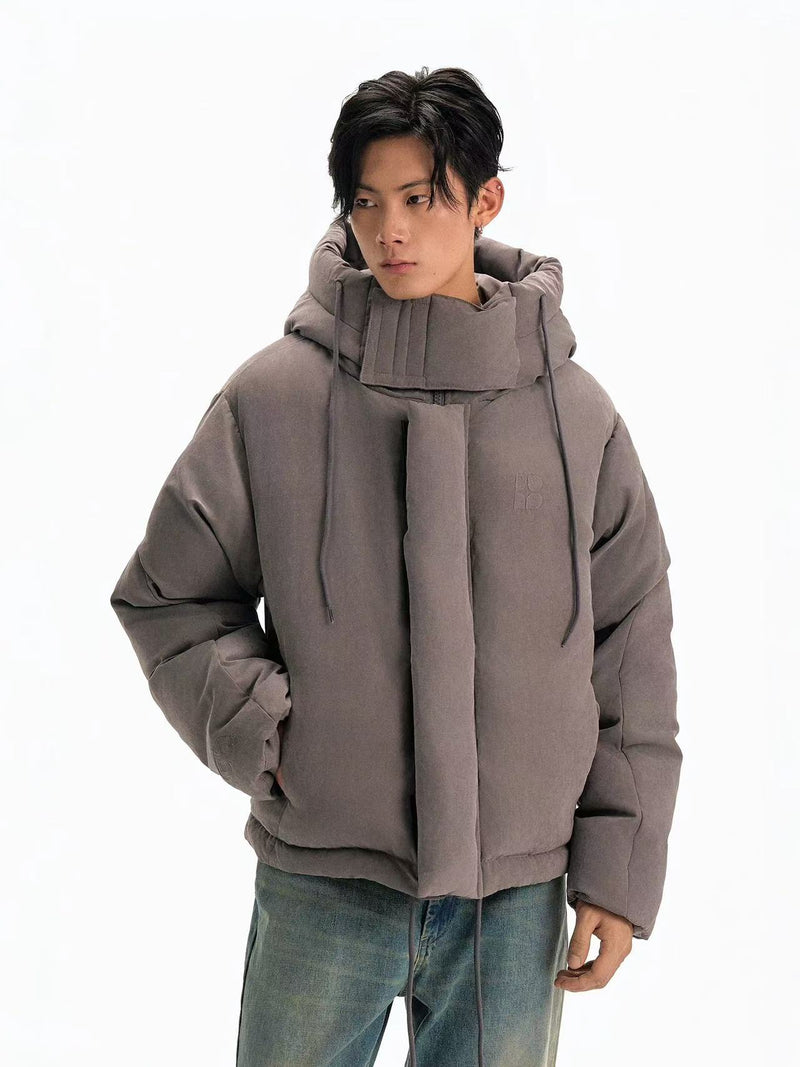 BIPOLAR Textured Suede Embroidered Thickened Ski Jacket