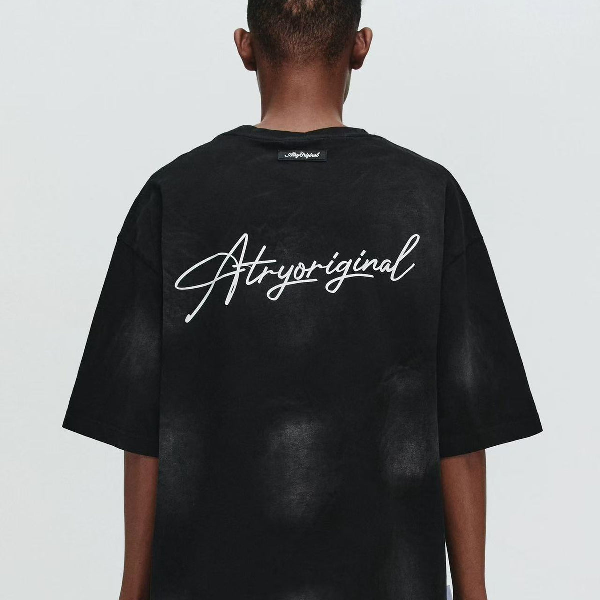 ATRY Distressed Washed LOGO T-shirt