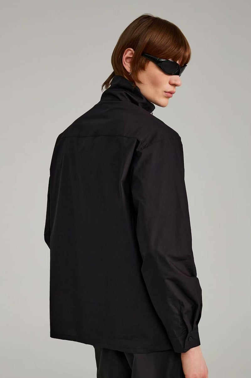 ICONSLAB Half Zip Fly Placket Shirt