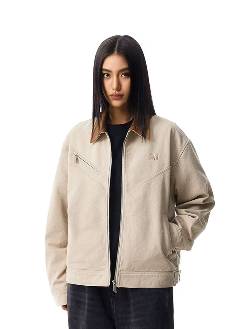 FDR Barn Style Contrasting Lapel Jacket