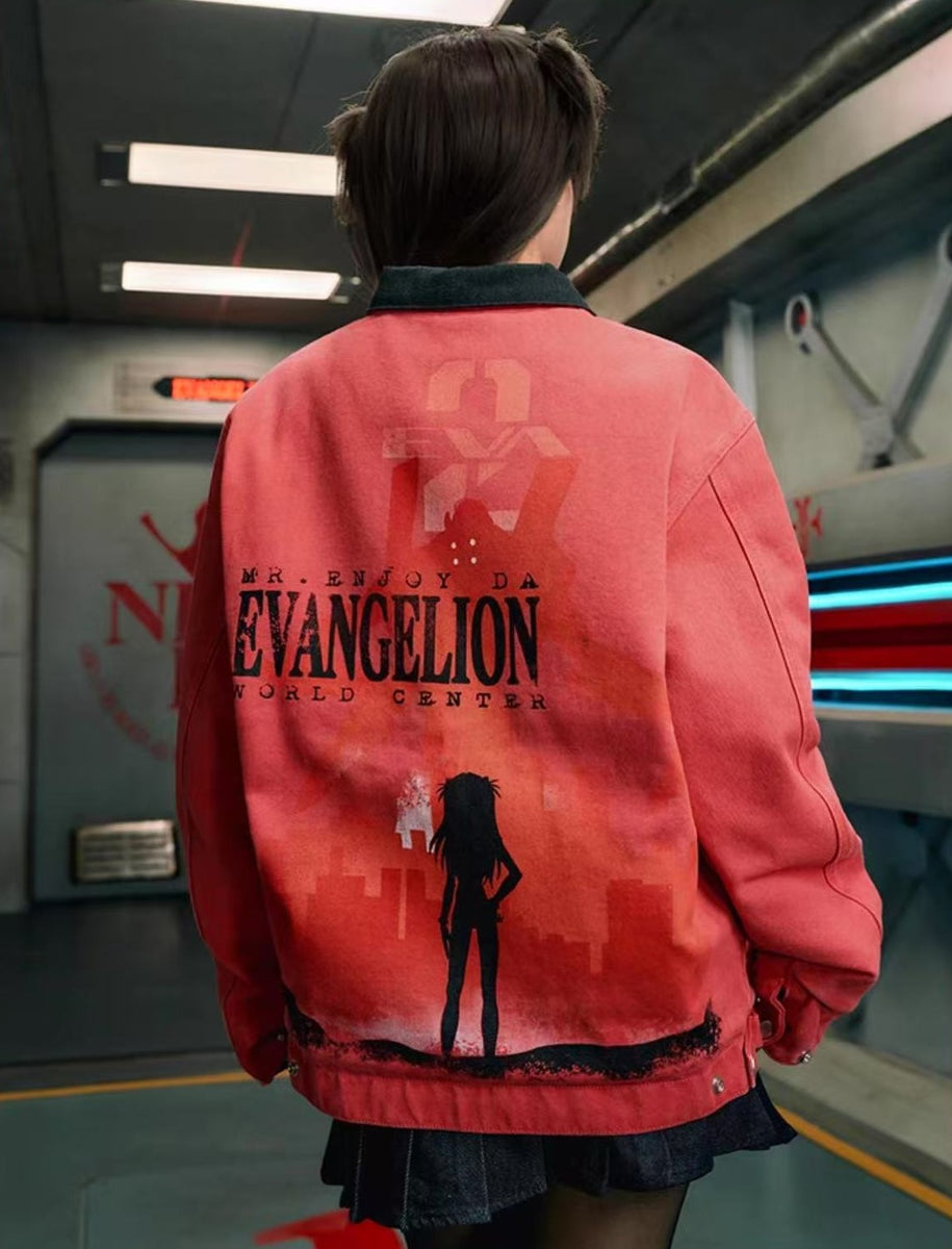 MEDMxEVA Joint Patch Washed Detroit Jacket