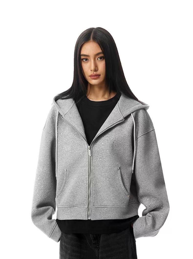 FDR Air Layer Hot Drill Cardigan Sweatshirt