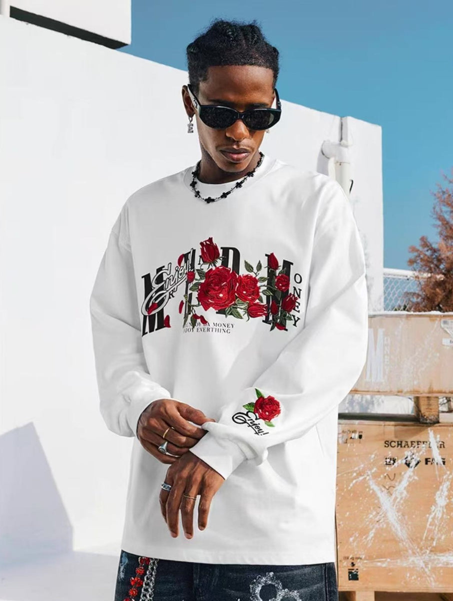 MEDM Floral Series Long-sleeved T-shirt