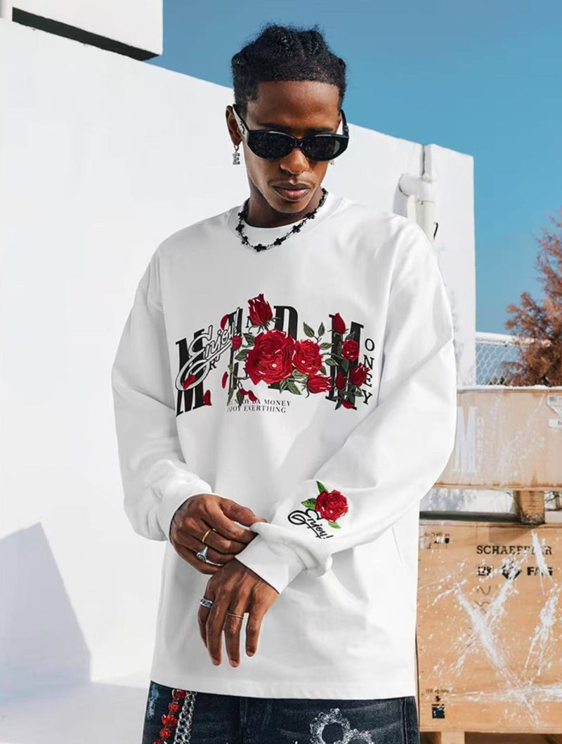 MEDM Floral Series Long-sleeved T-shirt