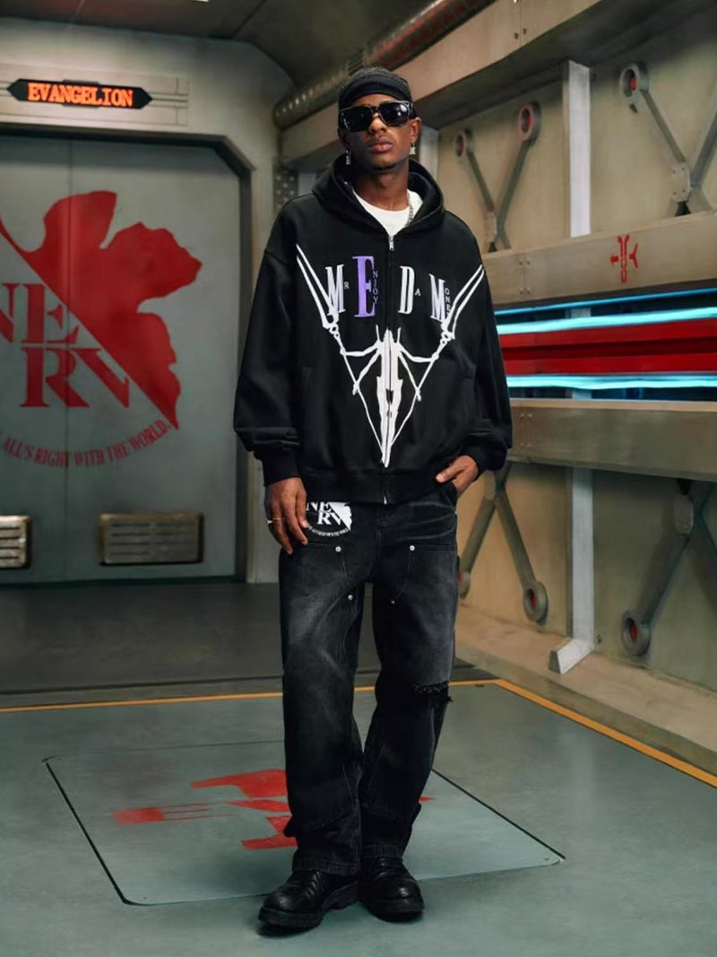 MEDMxEVA Co-branded Model 13 Zipper Hoodie