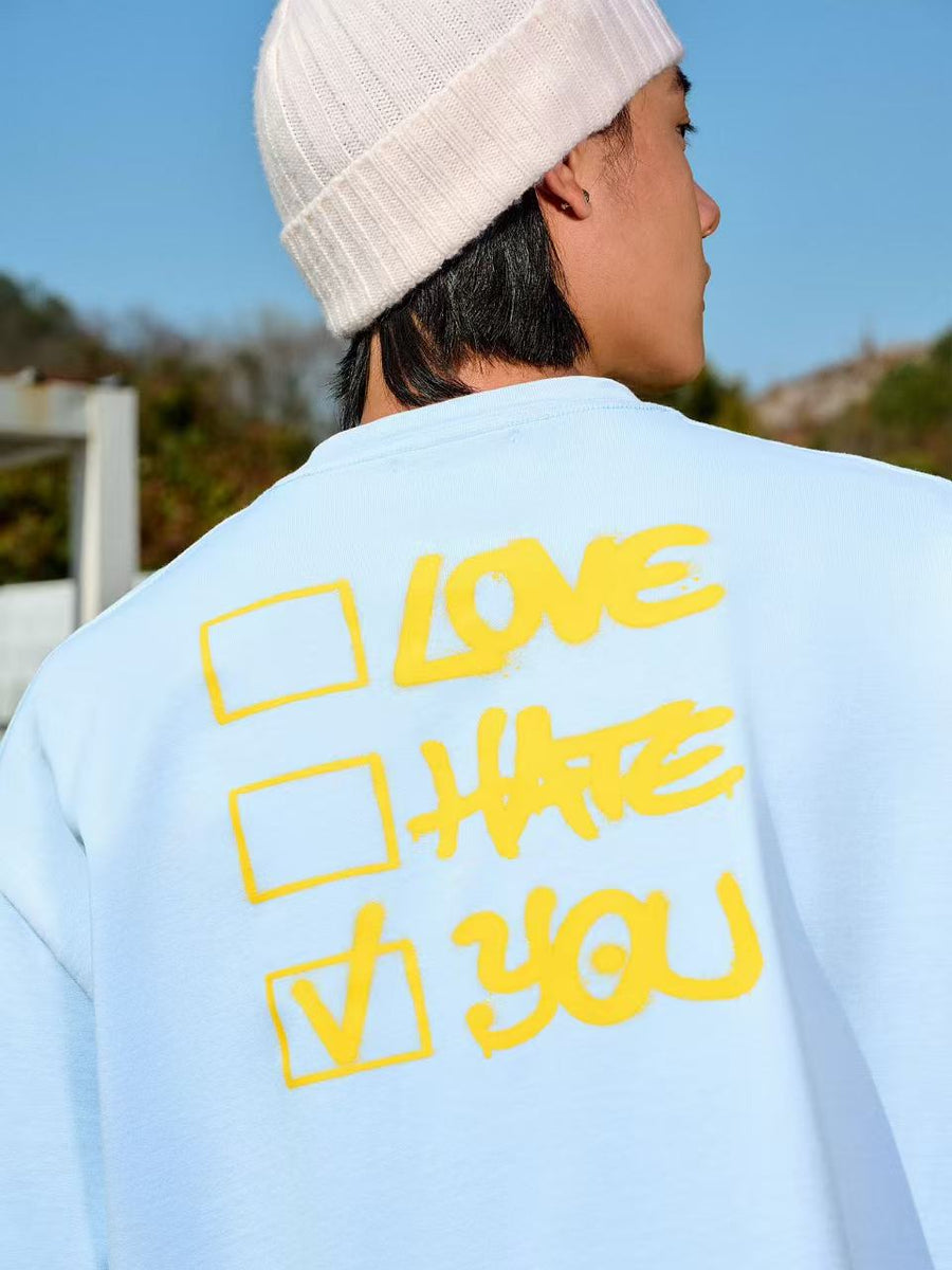 AFGK Love Hate Multiple Choice Short-Sleeve T-Shirt