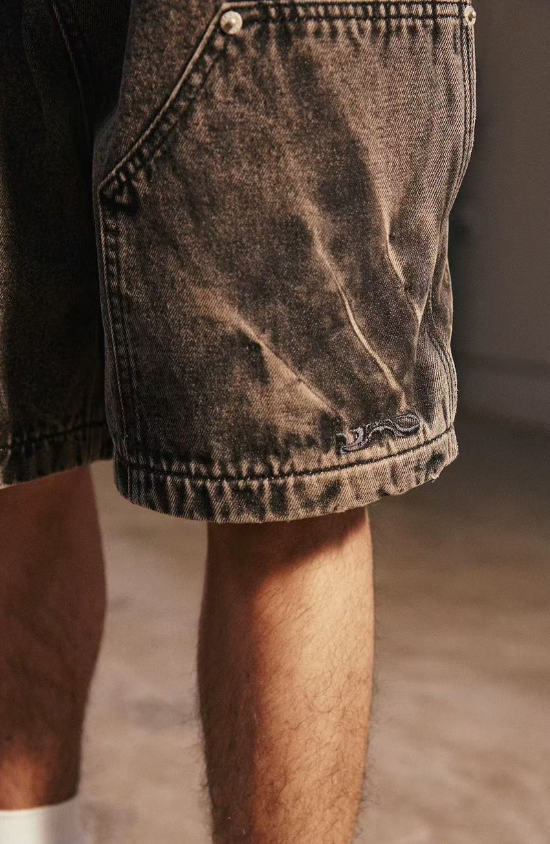 REMEDY Washed Vintage Denim Shorts