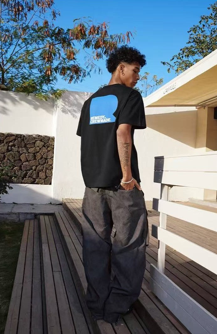 REMEDY Logo Print Short-sleeve T-shirt