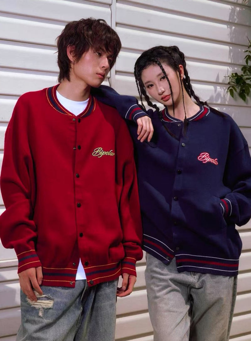 BIPOLAR Mera Outfit Baseball Jersey Sweater