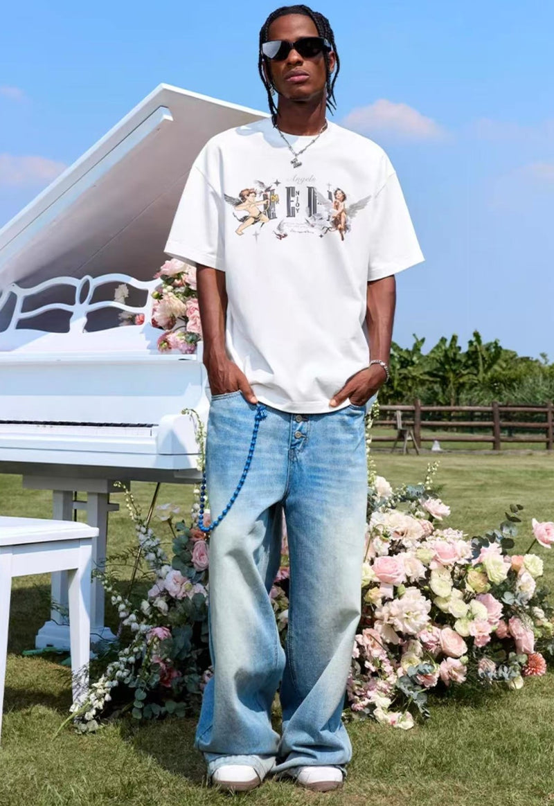 MEDM "Angel Series" Peace Dove Short-sleeved T-shirt