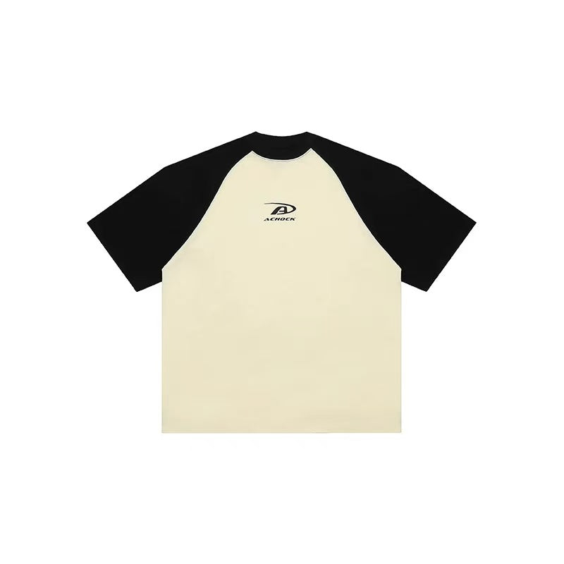 ACHOCK Simple Basic Logo Printed T-shirt