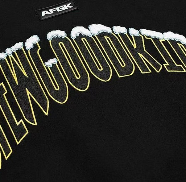 AFGK Yeti Logo Embroidered  Baseball Jacket