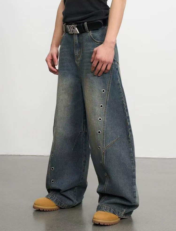 AFGK Air-eye Scimitar Washed Distressed Jeans