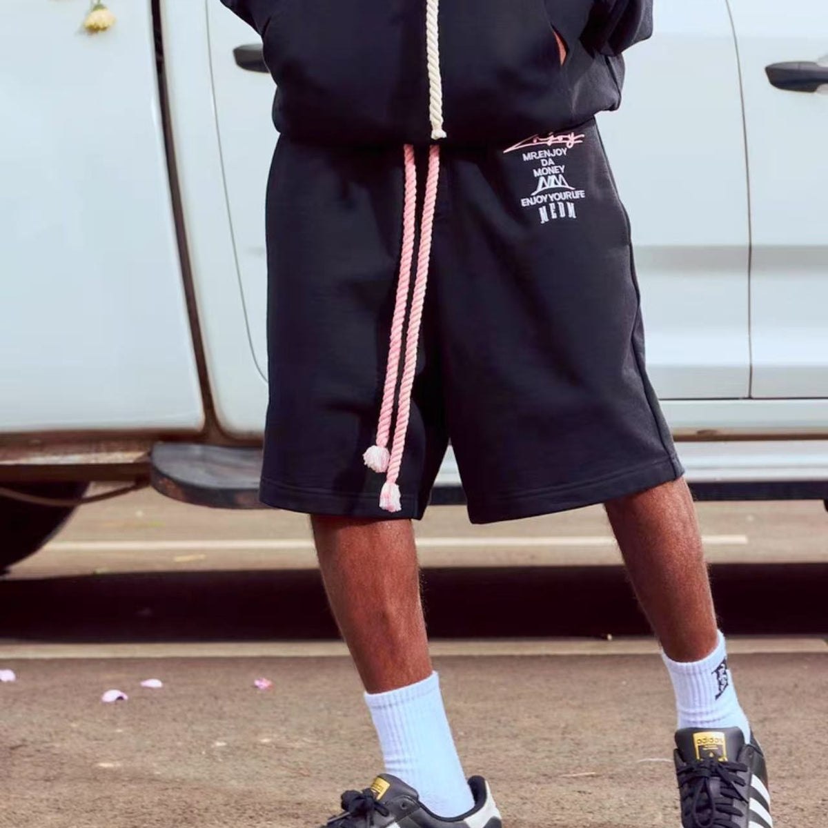 MEDM Hip Hop Drawstring Shorts