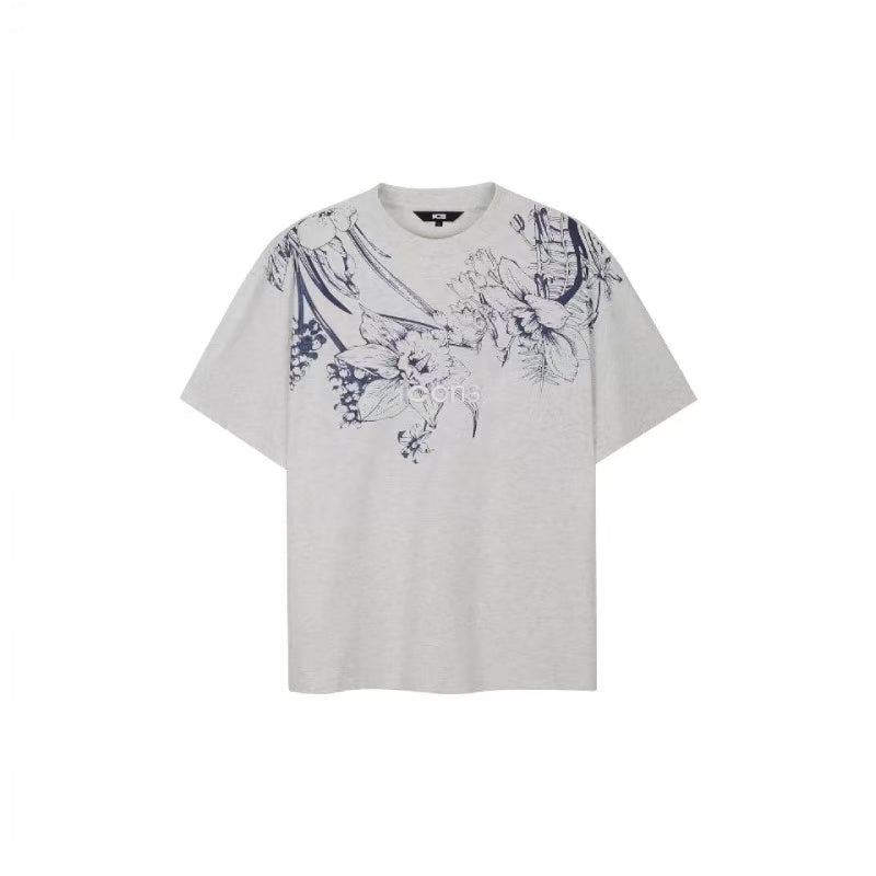 ICONSLAB Original Embroidered Floral T-shirt