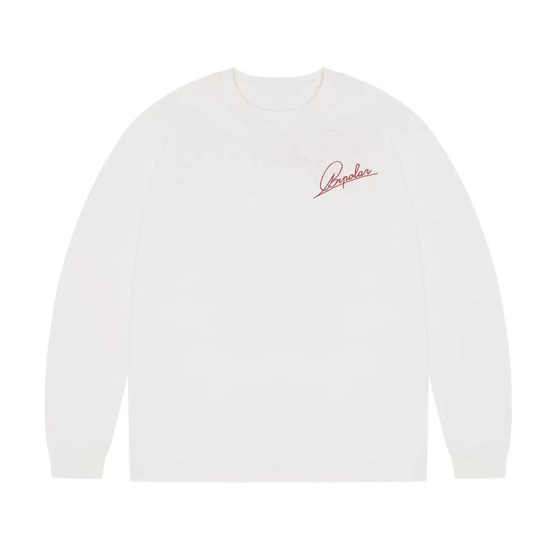 BIPOLAR Handwritten LOGO Long-sleeved T-shirt