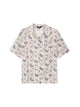 ICONSLAB Tassel Butterfly Cuban Collar Short Sleeve Shirt