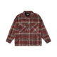 ATRY Washed Distressed Vintage Plaid Raw Edge Jacket