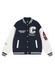 ACHOCK Vintage Embroidery Varsity Jacket