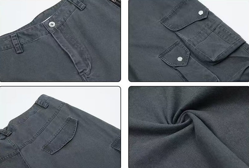 ACHOCK Street Washed Distressed Jeans