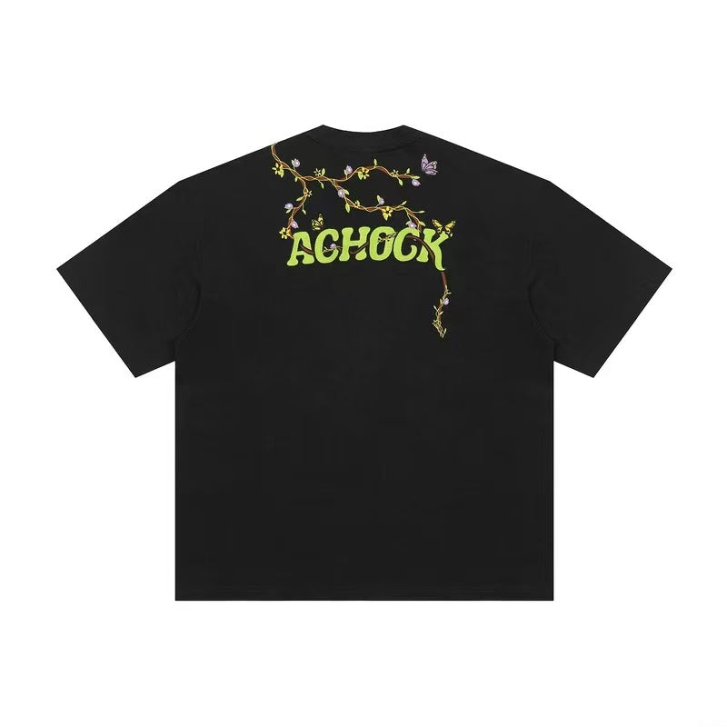 ACHOCK Little Devil Embroidery T-shirt