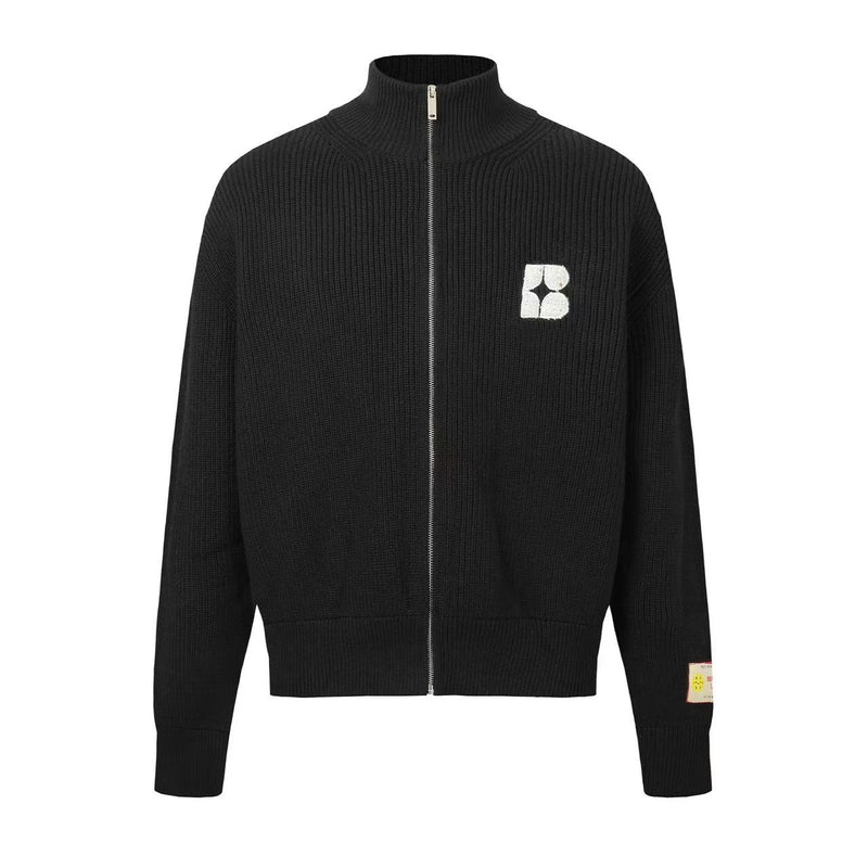 BIPOLAR Knitted Cardigan Zipper Jacket