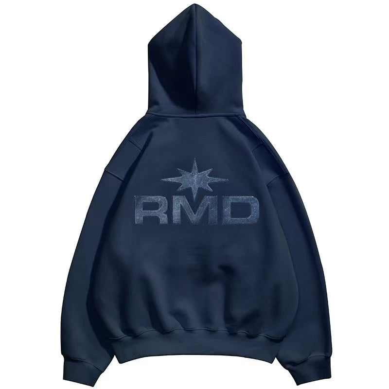 REMEDY Octagram Star Logo Print Hoodie