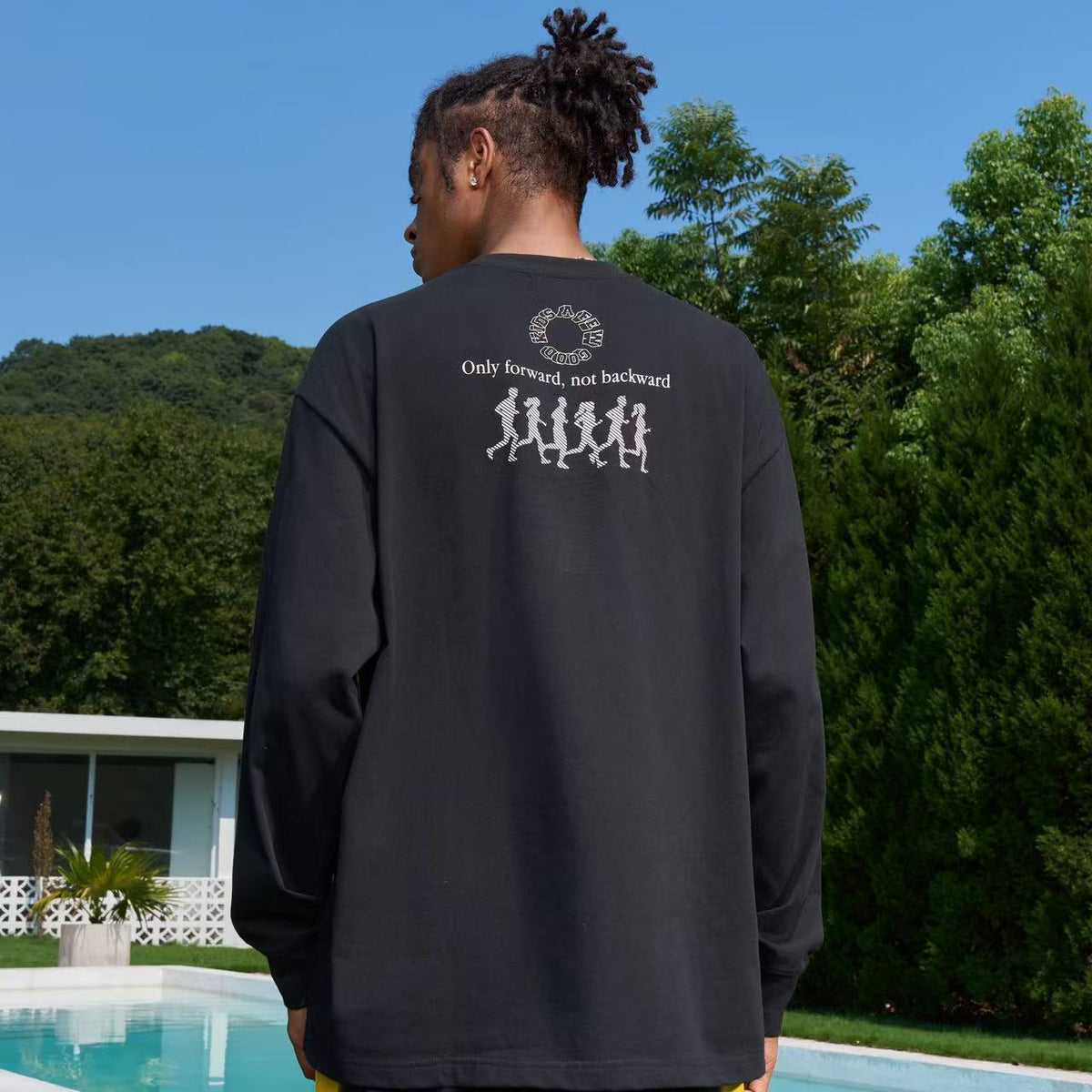 AFGK No command Z Washed Long-sleeved T-shirt