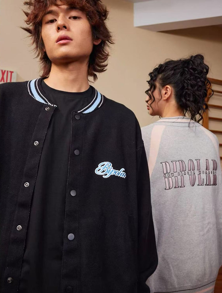 BIPOLAR Mera Outfit Baseball Jersey Sweater