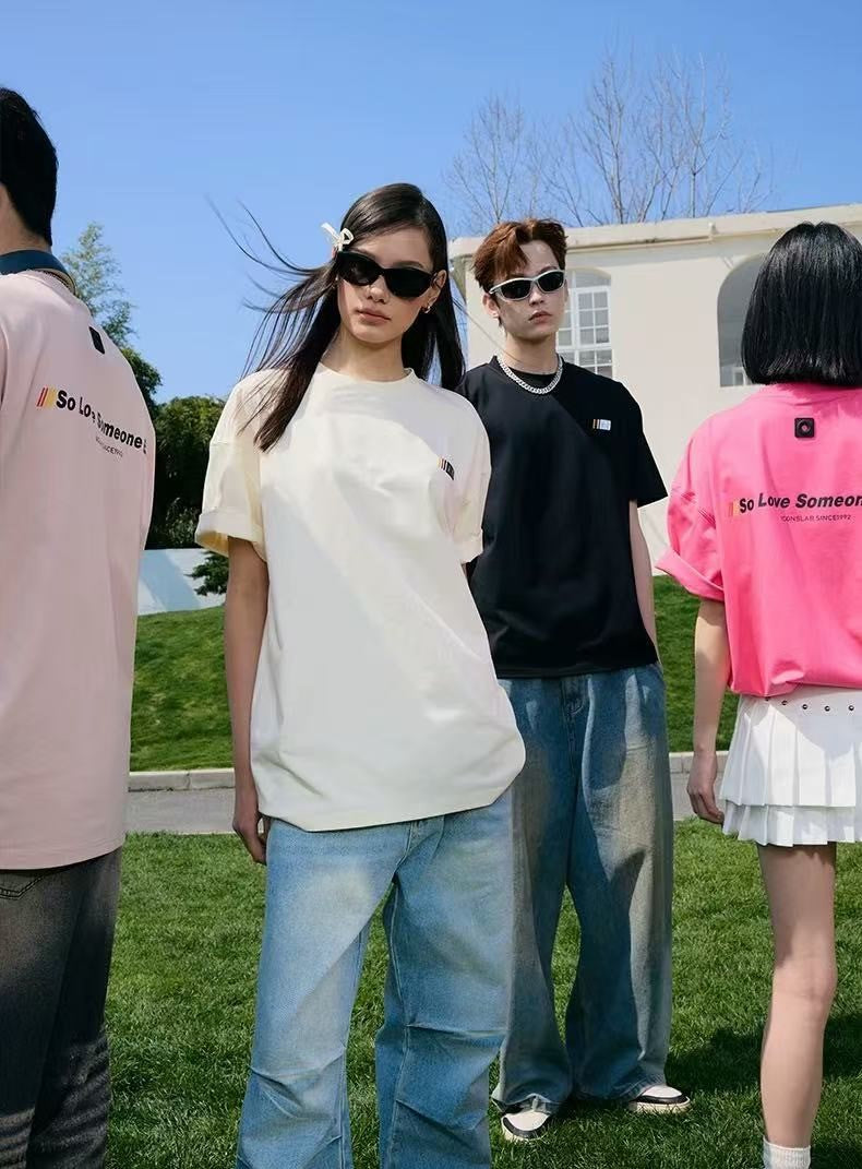 ICONSLAB Three Color Gradient logo T-shirts