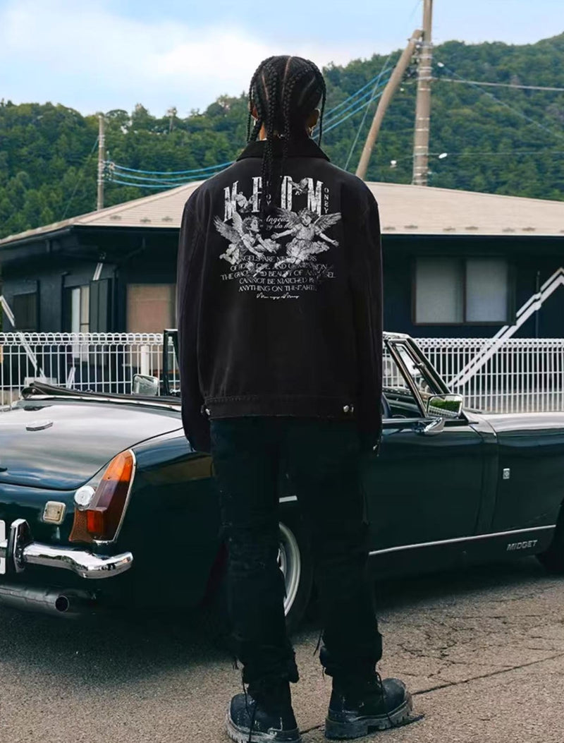 MEDM Angel Dove Detroit Embroidered Jacket