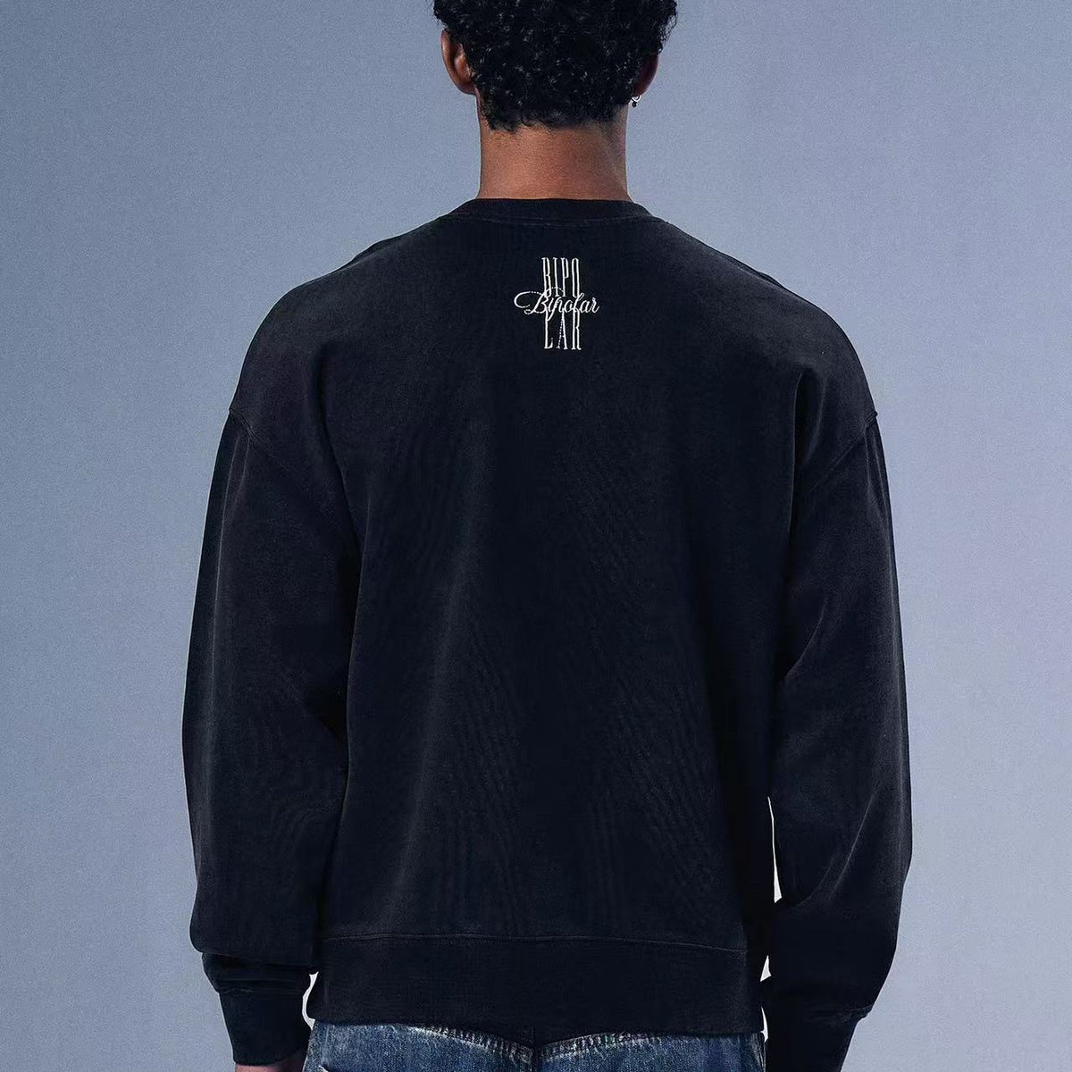 BIPOLAR Retro Street Hip Hop Crew Neck Sweatshirt