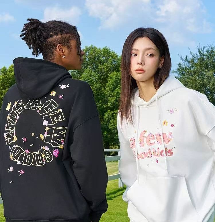 AFGK Butterfly Embroidered Hoodie