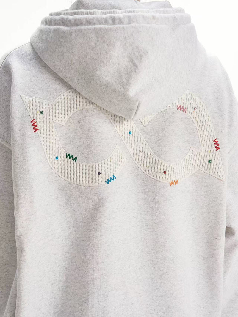 BIPOLAR Patchwork Dot Cardigan Jacket