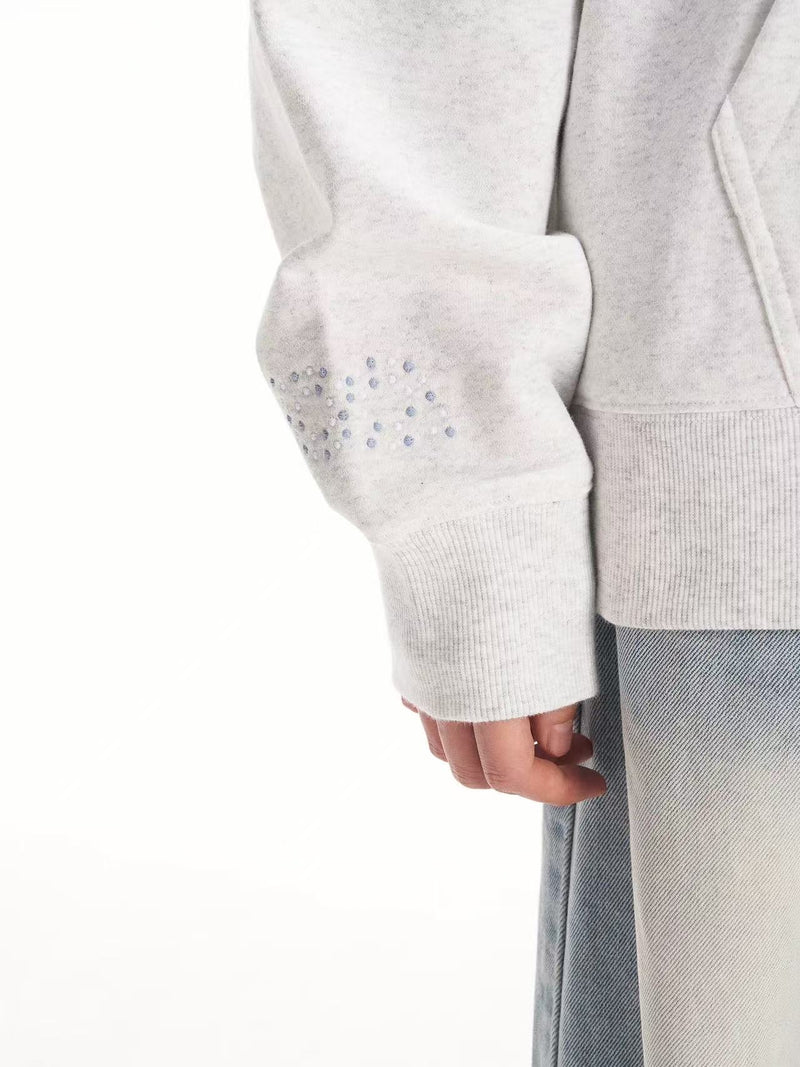 BIPOLAR Gemstone Embroidered Patch Hoodie