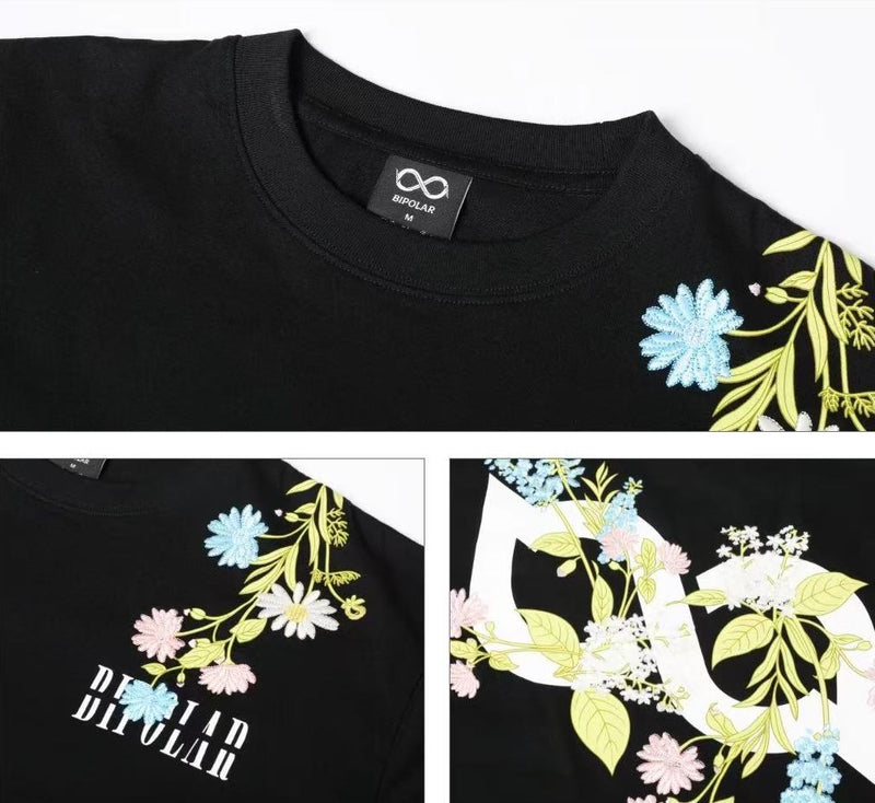 BIPOLAR Flowery Branches Long-sleeved Sweatshirt