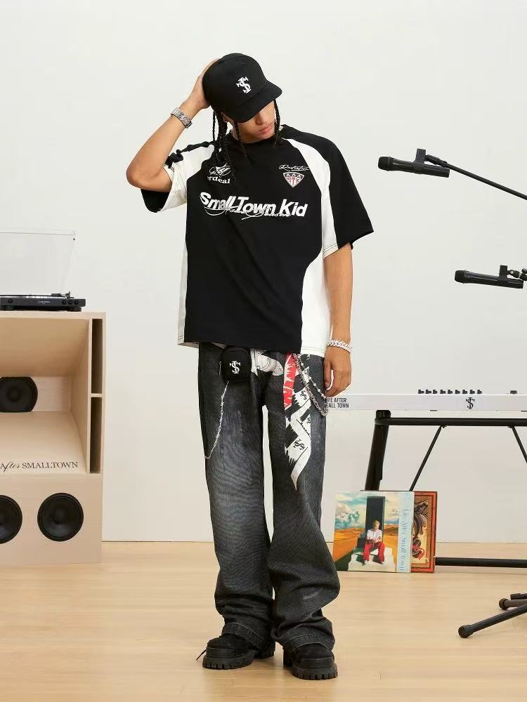 STK Vintage Patchwork Racing T-Shirt