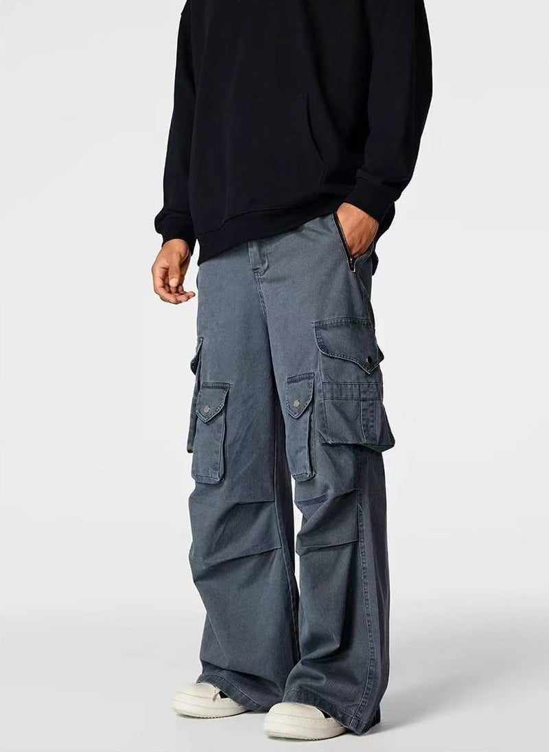 ACHOCK Street Washed Distressed Jeans