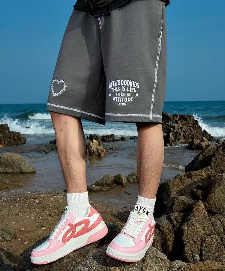 AFGK Hip Hop Terry Casual Shorts