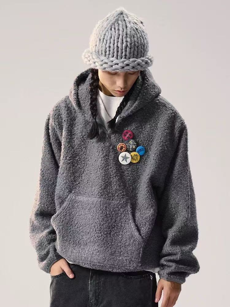 REMEDY Badge Sherpa Hoodie (x6 Badges)