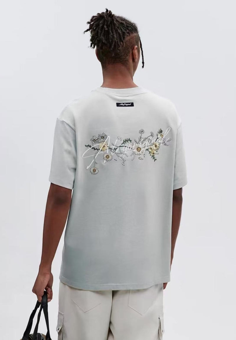 ATRY floral Embroidery T-shirt