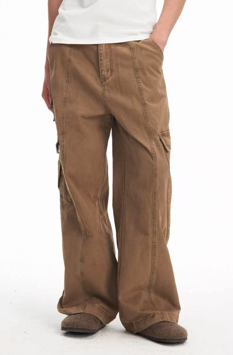 BIPOLAR Multi-pocket Panel Work Trousers