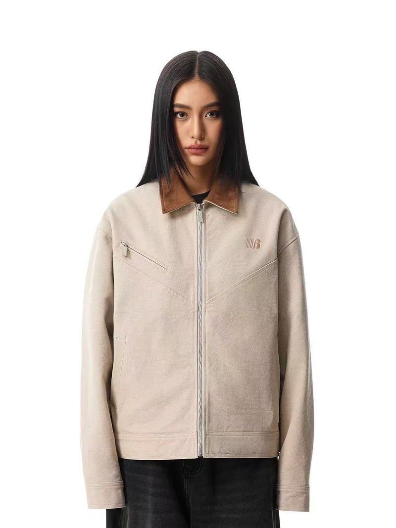 FDR Barn Style Contrasting Lapel Jacket