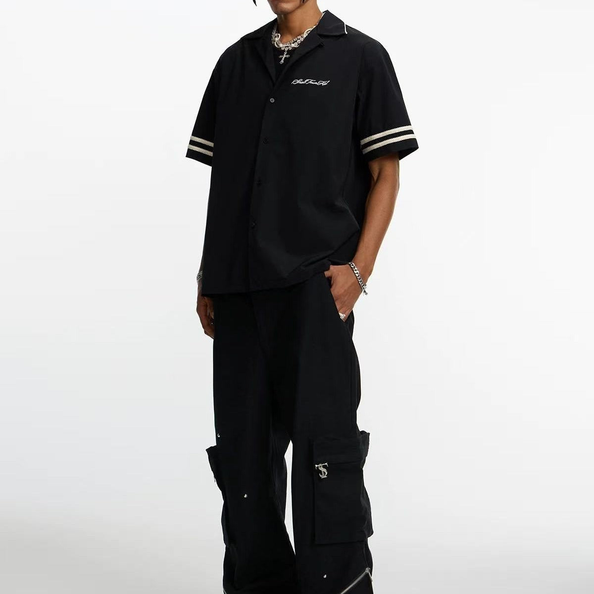 STK Vintage Piped Cuban Collar Shirt