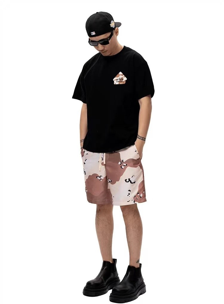 AFGK Hip-hop Trendy Camouflage Shorts