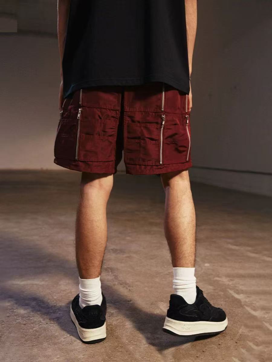 REMEDY Reversible Multi-pocket Zipper Cargo Shorts