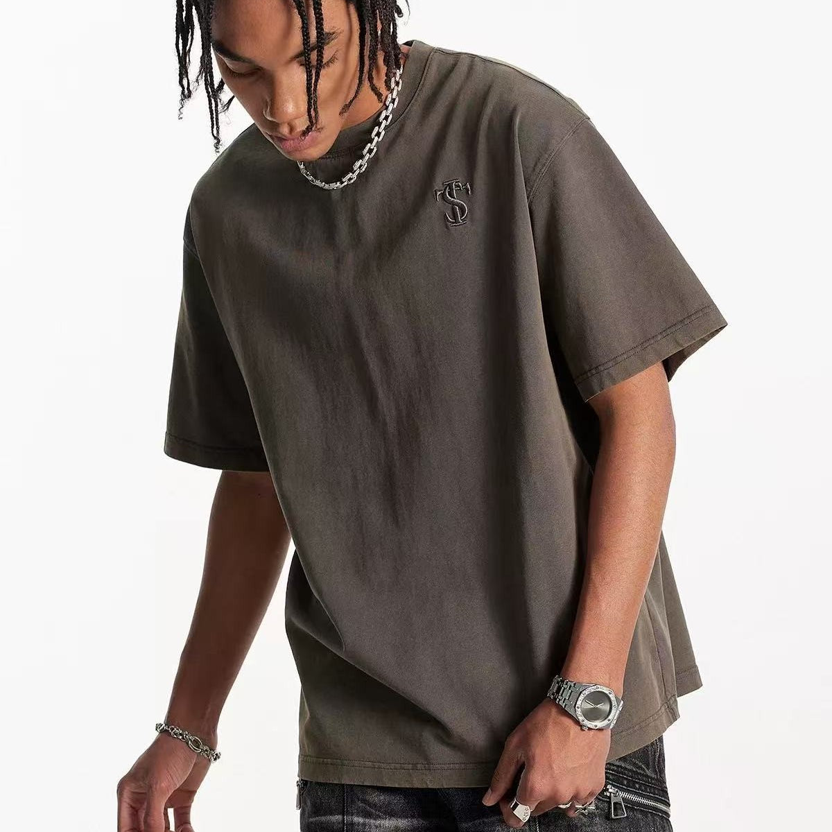 STK Highstreet Applique Crew Neck T-Shirt